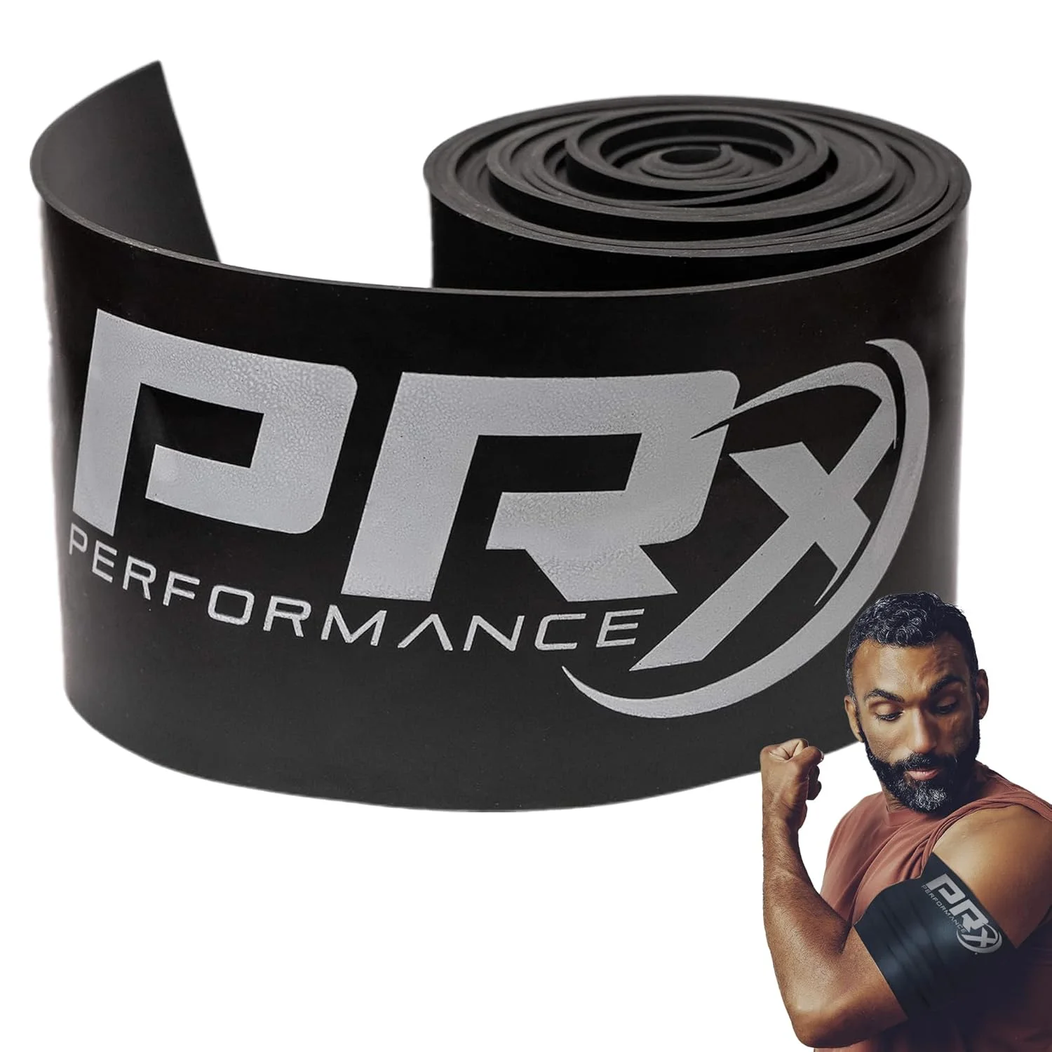 PRx Performance muscle compression floss band amazon product photo review slippery grip durability